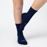 Everyday Crew Seamless Feel Socks (Kids) - Midnight Blue
