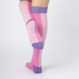 Everyday Knee-High Seamless Feel Socks (Kids) - Sugar Pink Colourblock