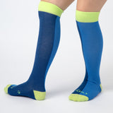 Everyday Knee-High Seamless Feel Socks (Kids) - Marine Blue Colourblock
