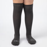 Everyday Knee-High Seamless Feel Socks 4 Pack (Kids) - Charcoal