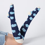 Everyday Knee-High Seamless Feel Socks 4 Pack (Kids) - Clouds