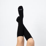 Everyday Knee-High Seamless Feel Socks 4 Pack (Kids) - Black