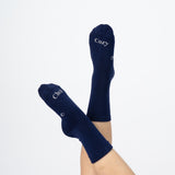 Everyday Crew Seamless Feel Socks (Kids) - Midnight Blue