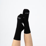 Everyday Crew Seamless Feel Socks 4 Pack (Kids) - Black
