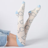 Everyday Knee-High Seamless Feel Socks 4 Pack (Kids) - Clouds
