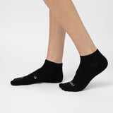 Everyday Ankle Seamless Feel Sock 4 Pack (Adults) - Black