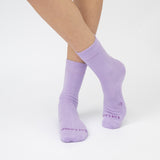 Loose Top Crew Seamless Feel Sock 4 Pack (Adults) - Lilac Breeze