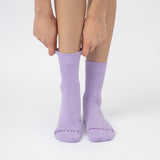 Loose Top Crew Seamless Feel Sock 4 Pack (Adults) - Lilac Breeze
