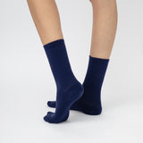 Everyday Crew Seamless Feel Sock 4 Pack (Adults) - Midnight/Cloud Multi