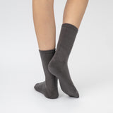 Everyday Crew Seamless Feel Sock (Adults) - Charcoal