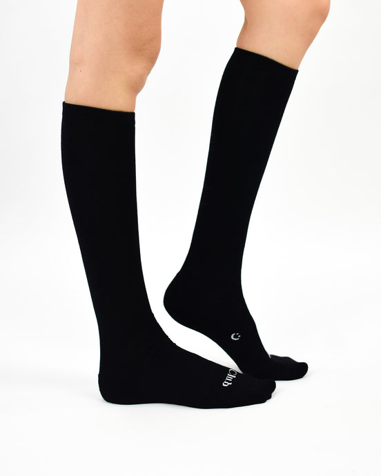 Everyday Knee-High Seamless Feel Sock (Adults) - Black