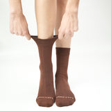 Loose Top Crew Seamless Feel Sock 3 Pack (Adults) - Neutrals