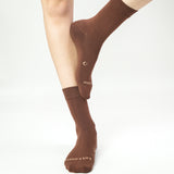 Loose Top Crew Seamless Feel Sock 4 Pack (Adults) - Rust