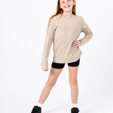 RepelTek Classic Long Sleeve T-Shirt (Kids) - Stone