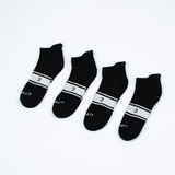 Active Ankle Seamless Feel Sock 4 Pack (Adults) - Black