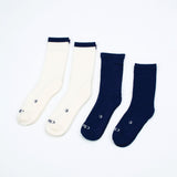Everyday Crew Seamless Feel Sock 4 Pack (Adults) - Midnight/Cloud Multi