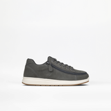 Comfort Plush (Men) - Charcoal Suede