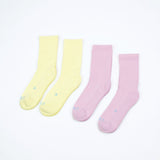 Everyday Crew Seamless Feel Sock 4 Pack (Adults) - Pink Lemonade