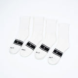 Active Crew Seamless Feel Sock 4 Pack (Adults) - White
