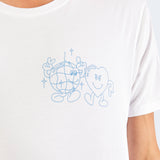 Ways To Spread Happiness Tee - Blue