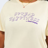 Spread Happiness Tee - Purple