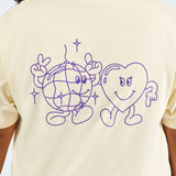 Spread Happiness Tee - Purple