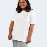 Spread Happiness Graphic Tee - Blue