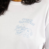 Spread Happiness Graphic Tee - Blue