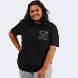Ways to Stand Together Tee - Black & White