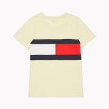 Charlie Colour Block Tee (Womens) - Yellow Heather