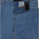 Scalloped Skirt (Womens) - Medium Wash