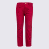 Skinny Twill Pant - Rumba Red