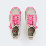 Classic High Top (Toddler) - Grey/Pink