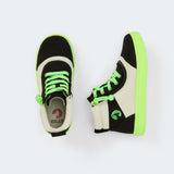 Street Short Wrap High Top (Toddler) - Black/Green