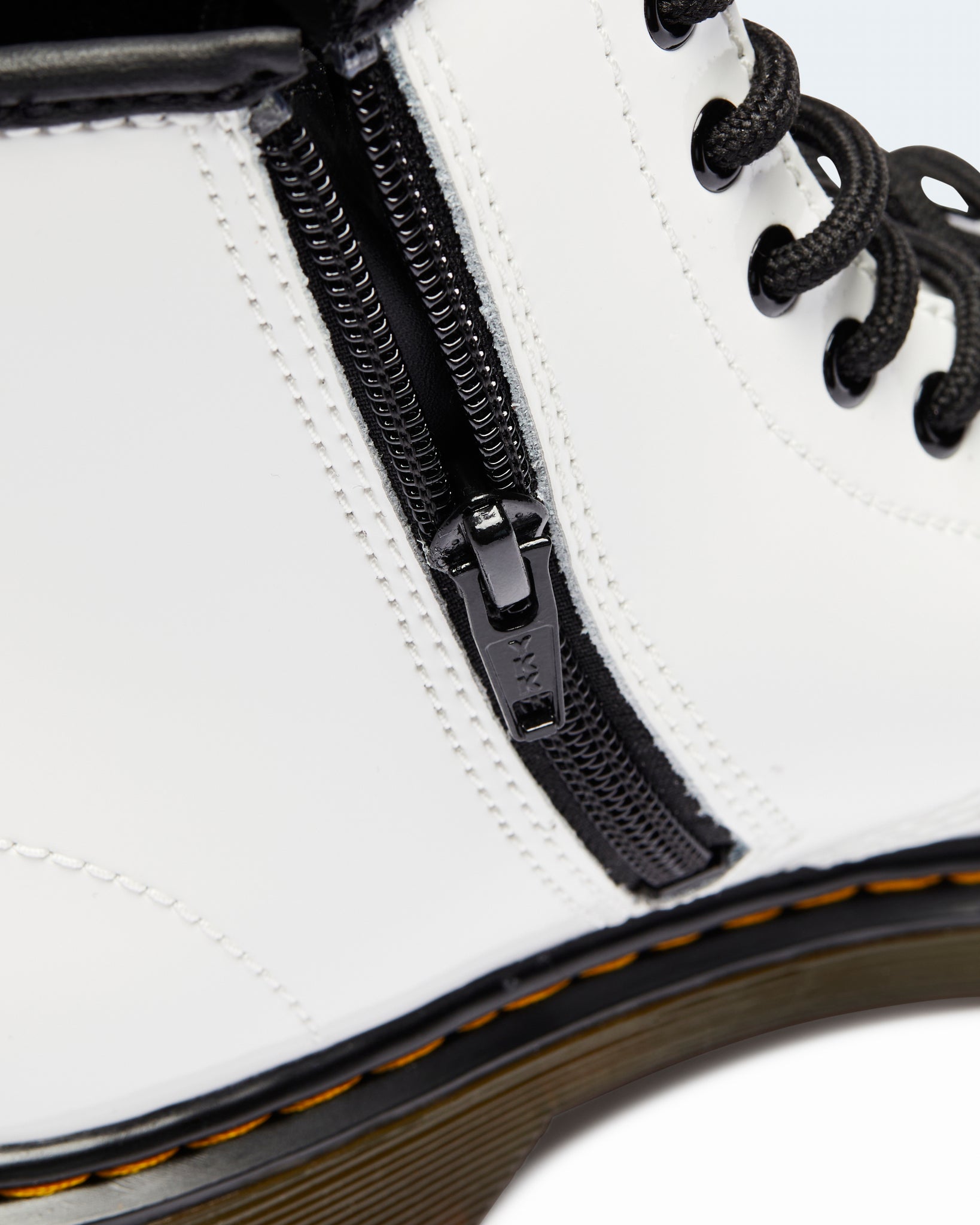 Junior 1460 Lace Boot - Patent White