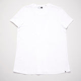 Short Sleeve Open Back Tee (Women) - White