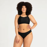 Seamfree Bikini Moderate/Heavy - Black