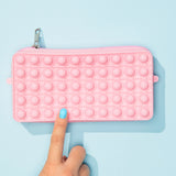 Pink Pop It Pencil Case