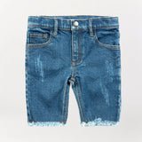 Rainbow Jean Shorts