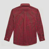 MagnaClick Casual Plaid Shirt (Kids) - Red
