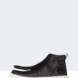Mid Top Boot (Kids) - Black Glitter
