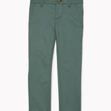 Stretch Chino (Boys) - Duck Green