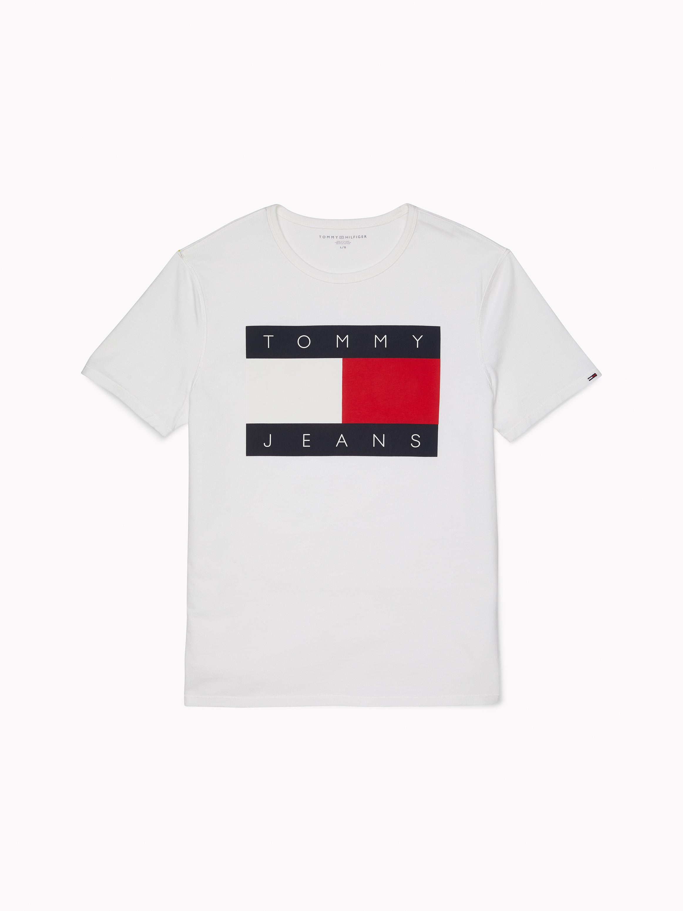 Tommy Flag T-Shirt White – EveryHuman