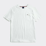 Tommy Crewneck Tee (Mens) - Optic White