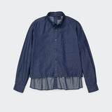 Seated Billy Twill Shirt (Mens) - Navy