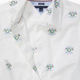 Granger Crested Woven Shirt (Womens) - White