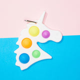 Unicorn Push Pop With Keyring