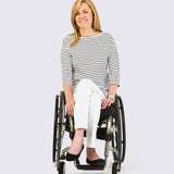 Seated Slim Leg Stretch Jean (Women) - White