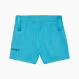 Seated Corp Knit Shorts (Girls) - Blue