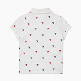Daniel Heart Polo (Girls) - White Multi